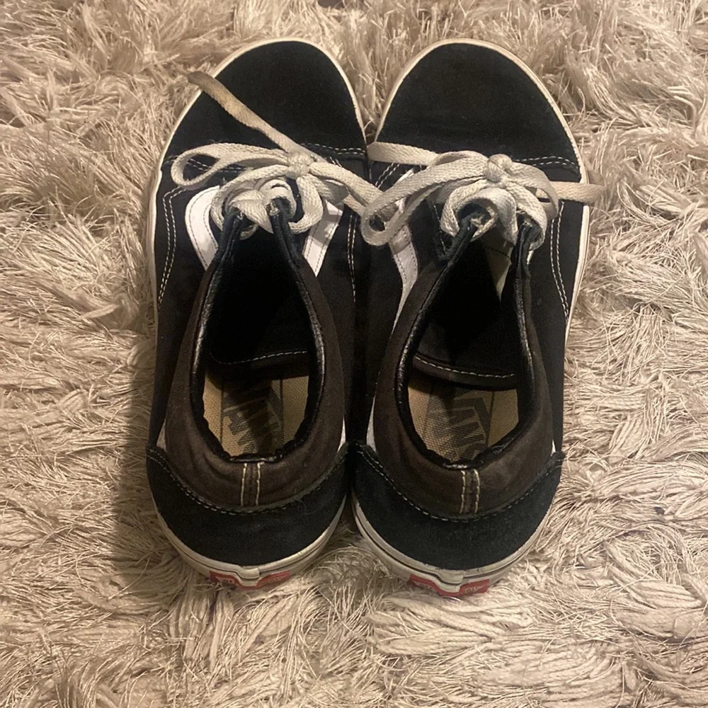 Blackand white Vans Size 7 mens - Picture 3 of 4